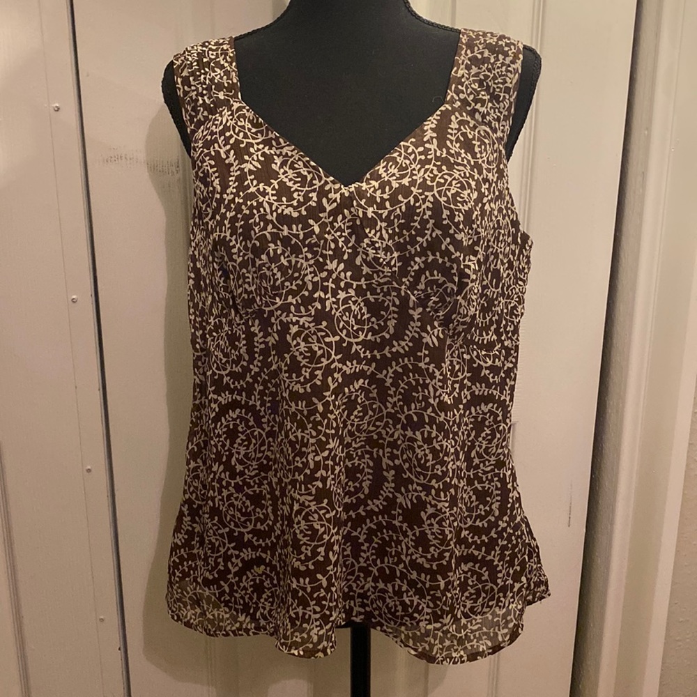 George me | women’s blouse | large | brown